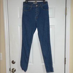 Mile high super skinny jeans